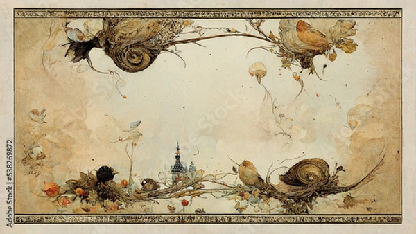 Obraz Flowers and Dead Leaves