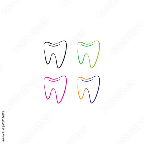 Fototapeta TOOTH ICON