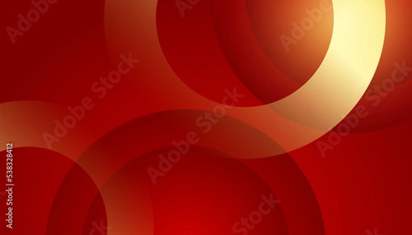 Obraz Abstract red and gold background