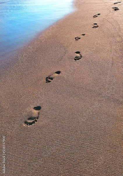 Obraz footsteps on the beach