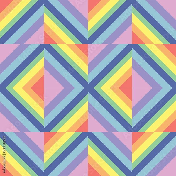 Fototapeta Colorful Abstract Background. Pattern of Geometric Shapes