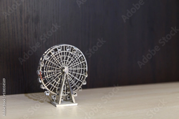 Obraz toy ferris wheel closeup toy