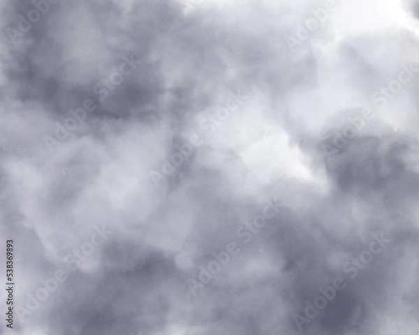 Obraz 曇り空の雲のイラスト　背景