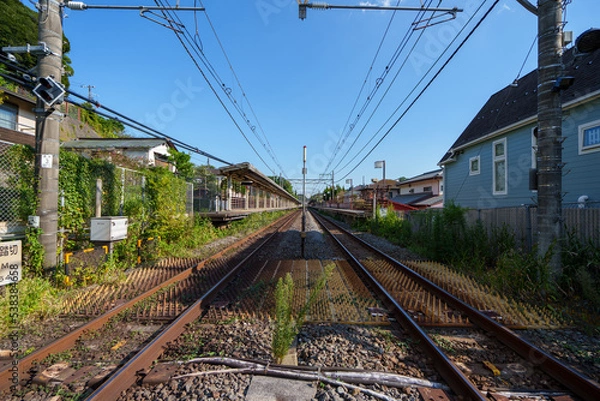 Fototapeta 線路＠鎌倉