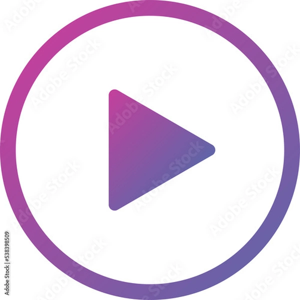 Obraz Play button ui icon 