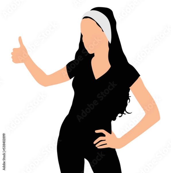 Fototapeta Beautiful young woman