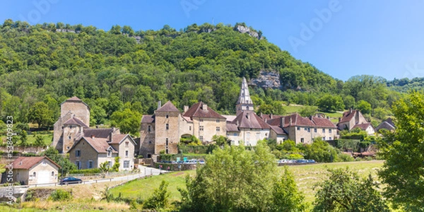 Obraz Baume-les-Messieurs; Jura, Frankreich