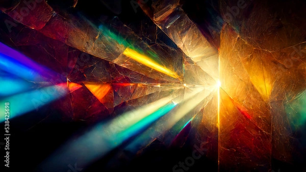 Obraz abstract_background colour shine prism cinematic light