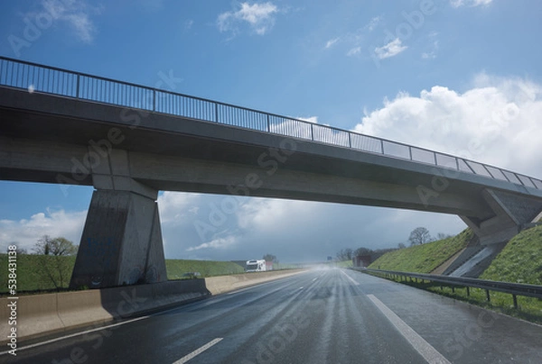 Fototapeta Autobahnbrücke