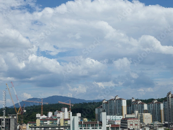 Obraz 하늘, 쾌청한, 푸른, 상쾌한, 청명함, SKY, 구름, blue, 네이처, 날씨, 여름, 공기, 흐린, 천국, 높다, 명랑한