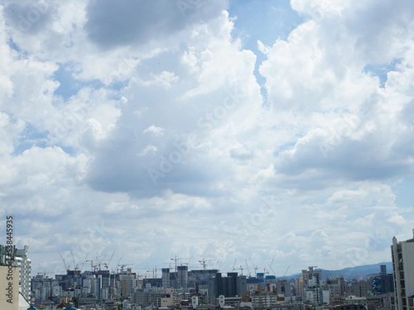 Obraz 하늘, 쾌청한, 푸른, 상쾌한, 청명함, SKY, 구름, blue, 네이처, 날씨, 여름, 공기, 흐린, 천국, 높다, 명랑한