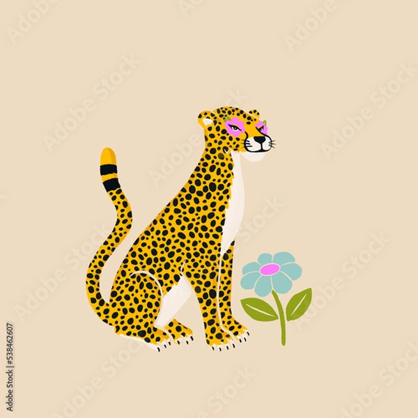 Obraz Cheetah Illustration