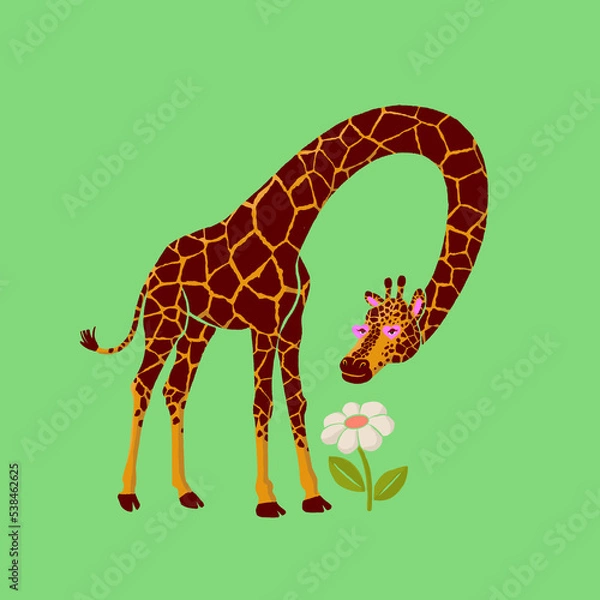 Fototapeta Giraffe Illustration