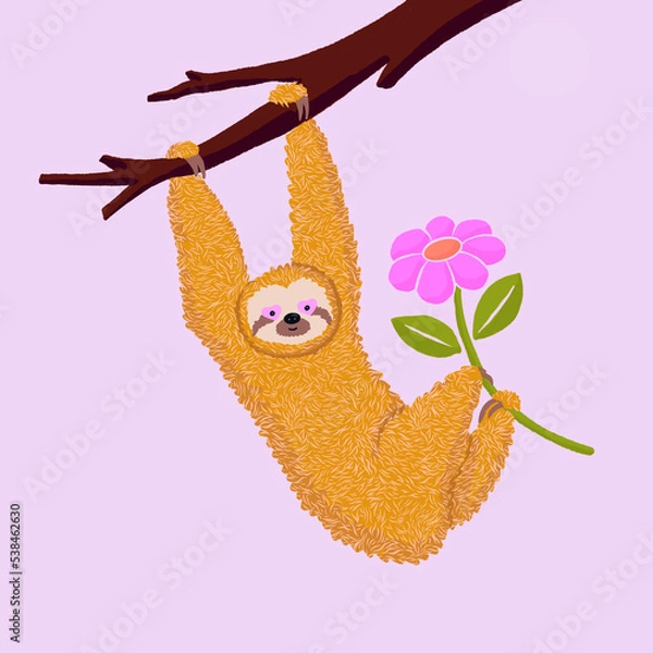 Obraz Sloth Illustration