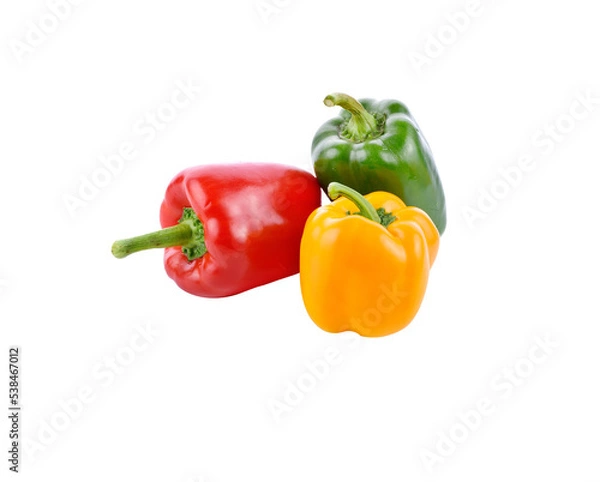 Obraz Bell pepper  isolated on transparent png