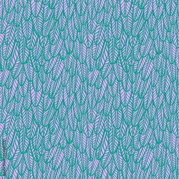 Obraz Feathers Repeat Pattern