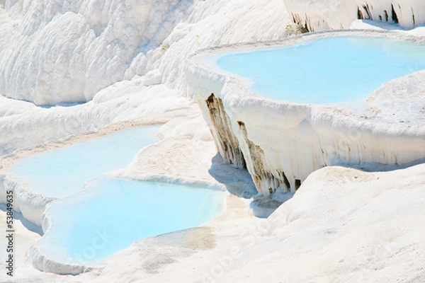 Obraz Travertines in Pamukkale, Turkey