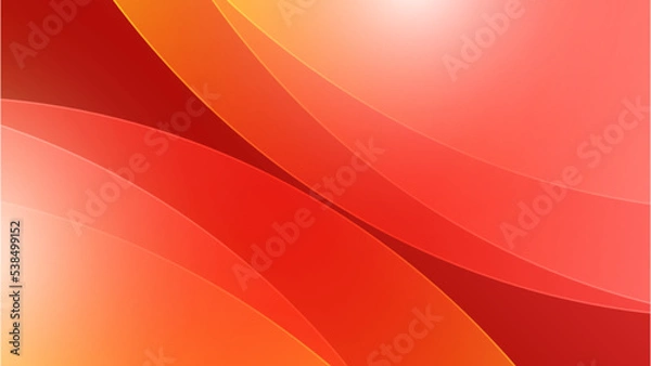 Fototapeta Modern gradient red orange abstract design background. Red geometric shapes background geometry shine and layer element Suit for business, corporate, institution, party, festive, seminar, and talks.
