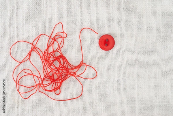 Fototapeta red thread