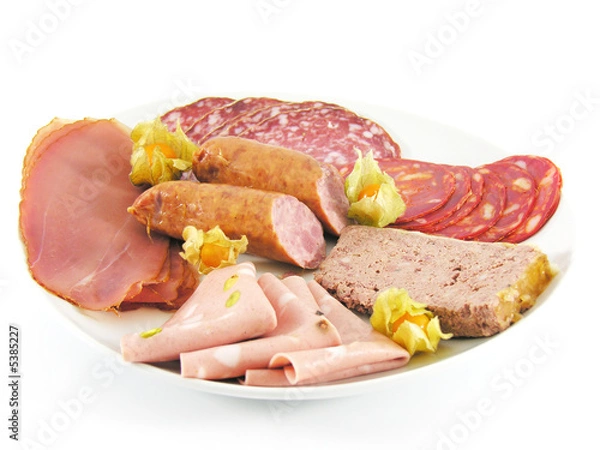 Obraz Półmisek wędlin