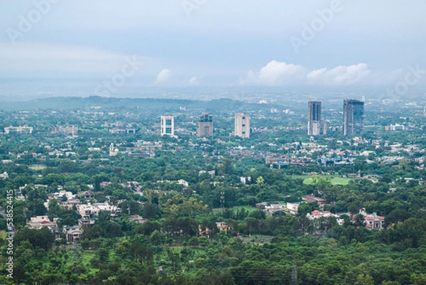 Obraz view of the Islamabad from the air