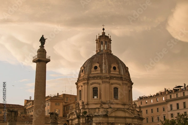 Obraz Roma bajo nubes de tormenta
