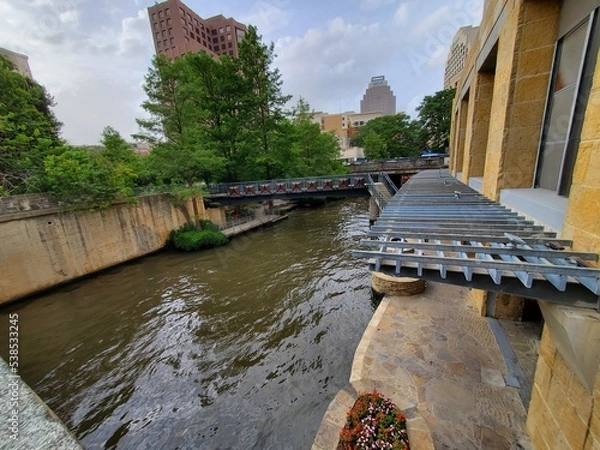 Obraz old bridge over the river