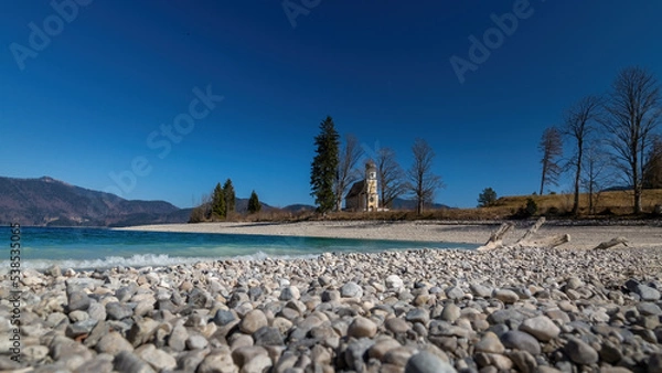 Obraz Steiniges Ufer am See