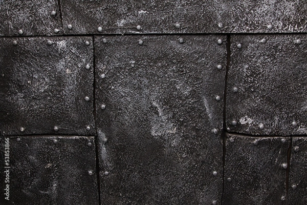 Obraz Dark metal pattern