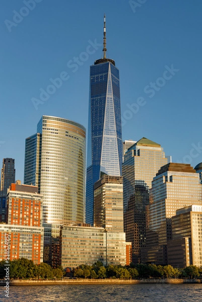 Obraz Skyline at sunset