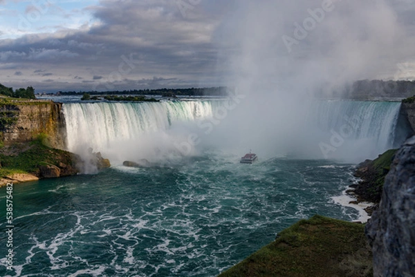 Obraz falls from the river