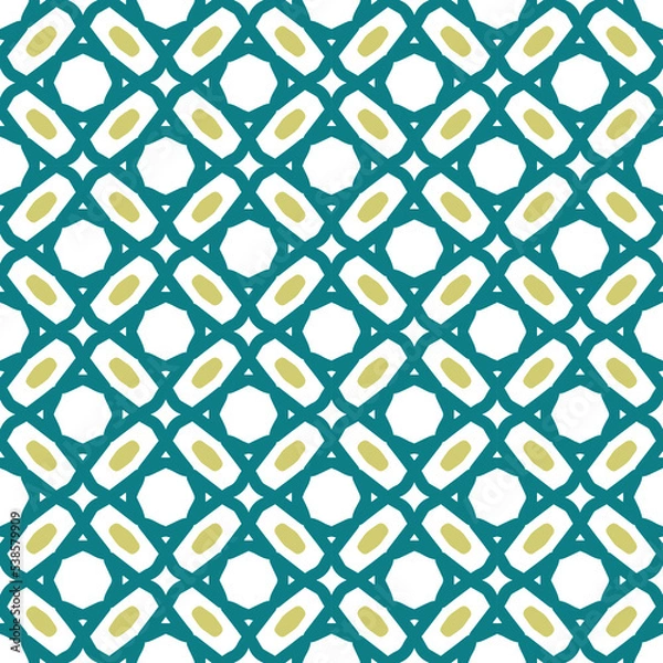 Fototapeta Ornament pattern design template with decorative motif.  background in flat style. repeat and seamless vector for wallpapers, wrapping paper, packaging  printing business, textile, fabric
