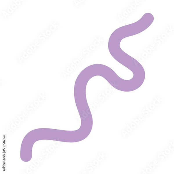 Obraz squiggly line