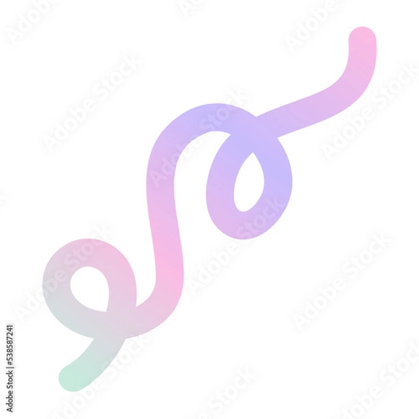 Obraz squiggly line