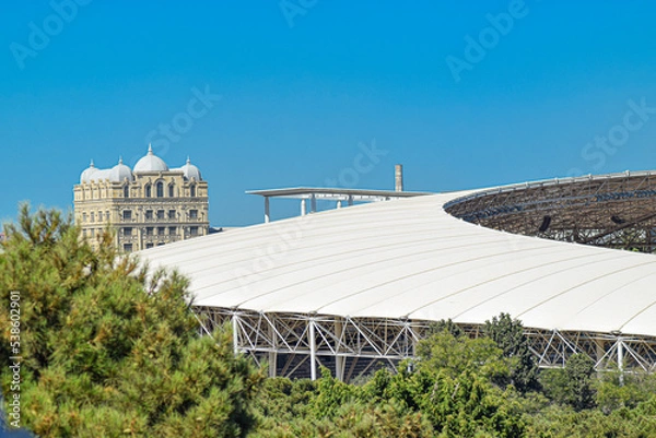 Obraz Baku view of the roof of a building