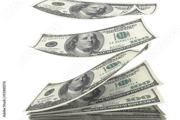 Fototapeta stack of money