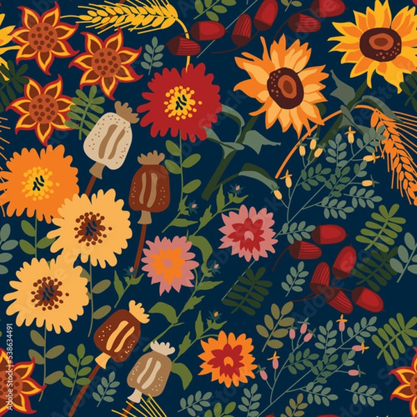 Obraz seamless floral pattern