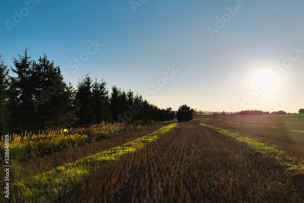 Obraz sunset in the mountains