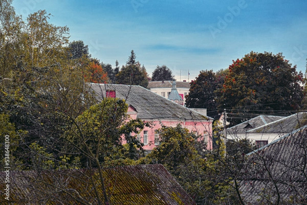 Obraz old castle in autumn