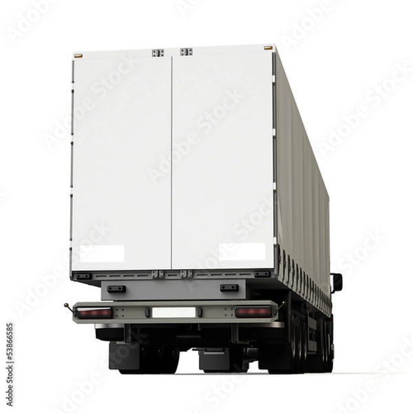 Obraz Truck trailer rear