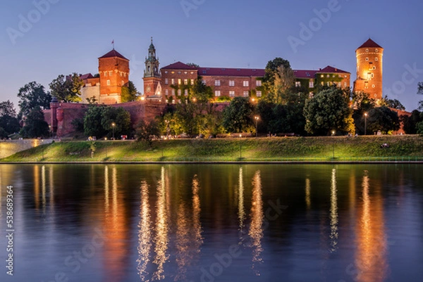 Obraz Wawel Royal Castle - Krakow, Poland.	