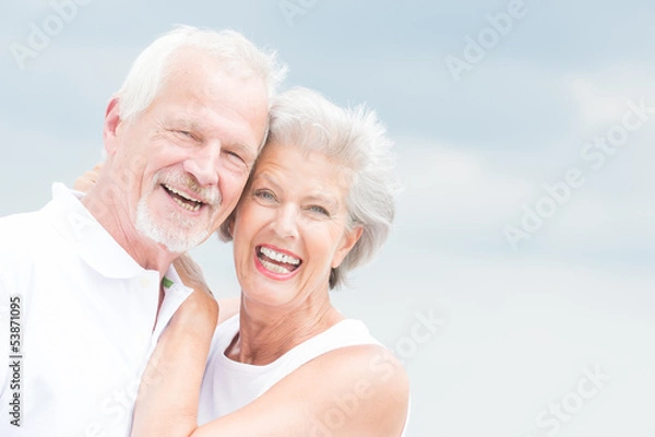Obraz Smiling senior couple