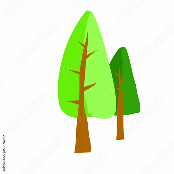 Fototapeta Hand Drawn Tree