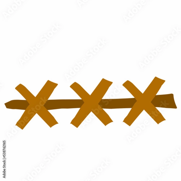 Fototapeta wooden fence