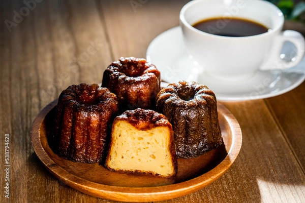 Obraz カヌレとコーヒー 