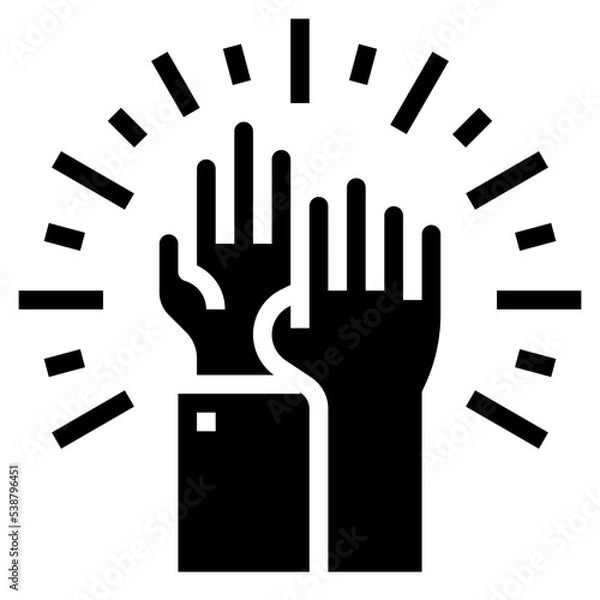 Obraz trust glyph icon