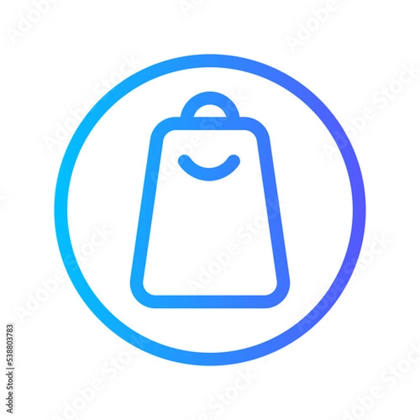 Fototapeta user interface gradient icon