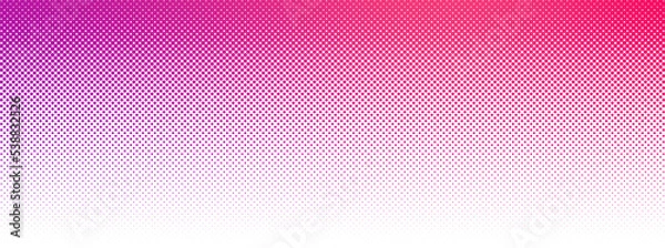 Fototapeta ハーフトーン　網目　トーン　横長　カラフル　網目