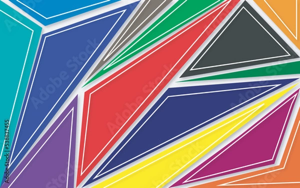 Obraz Abstract full color background design 