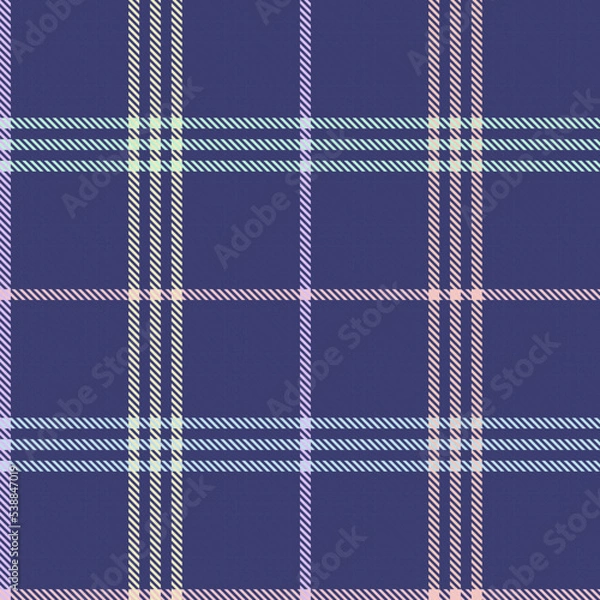 Obraz Rainbow Pastel Plaid textured Seamless Pattern